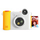 柯達(dá)（Kodak）Smile+ 拍立得相機(jī)（1000萬像素 3種濾鏡 zink無墨打印 藍(lán)牙鏈接打印手機(jī)照片 支持TF卡）白色