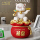 十號(hào)公館招財(cái)貓存錢罐擺件客廳玄關(guān)辦公室前臺(tái)店鋪收銀臺(tái)裝飾喬遷開業(yè)禮物 紅色 暴富 長(zhǎng)19寬18高31厘米