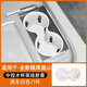 奧羅德 23-25款魏牌藍(lán)山水杯硅膠墊中控?zé)o線充硅膠套儲(chǔ)物保護(hù)墊內(nèi)飾配件 藍(lán)山專用水杯硅膠墊（原車白）