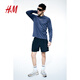 H&M【 MOVE DryMove?】男士運動(dòng)短褲夏籃球跑步網(wǎng)紗短褲1025404 黑色001 M 175/88