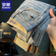羅蒙2025新款牛仔褲男士春夏復(fù)古做舊刺繡小直筒新款美式潮牌休閑長 藍色 29