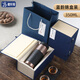 華昶茶杯紫砂保溫杯高檔泡茶杯商務(wù)紀(jì)念禮品水杯送老師父母親定制刻字 百福磨砂黑直杯-錦盒裝320ml