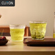 CLITON玻璃杯日式冰川水杯夏季飲料咖啡杯啤酒杯牛奶果汁杯2只270ml