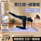 SEAN LEE多功能普拉提核心板可折疊家用產(chǎn)后恢復(fù)訓(xùn)練卷腹練腹肌神器健腹板 紫色普拉提