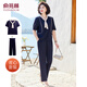 俞兆林中老年女裝夏裝短袖運動(dòng)服套裝時(shí)尚洋氣兩件套Y52K218