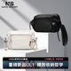 NAYO SMART2025新款男士斜挎包大容量休閑通勤郵差包運動戶外騎行單肩包UL1 米白色