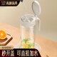 閃閃優(yōu)品涼水壺玻璃水壺冷水壺涼水壺耐高溫玻璃壺玻璃冷水壺玻璃涼水壺秒開(kāi)蓋冷水壺：自動(dòng)回流