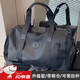 鉑吶苓旅行包男款大容量帶鞋倉手提包可套拉桿行李包干濕分離健身包 升級款/帶鞋倉/可套拉桿-墨黑色