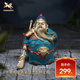銅師傅《于榮光聯(lián)名關(guān)羽》桌面萌版武財神銅關(guān)公擺件 工藝品 忠肝義膽