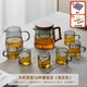 憶壺茶（YIHUTEA）玻璃茶具套裝家用茶盤(pán)辦公室功夫茶杯煮泡茶器整套茶水分離喝茶杯