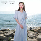三彩大碼女裝2025夏新款上衣半身裙兩件套裝肌理感V領(lǐng)中袖收腰胖MM