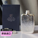 GINSENDO銀川堂日本進口威士忌酒壺手工銀制酒具老式扁酒瓶戶外便攜小酒壺 威士忌酒壺 180ml