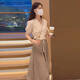 FEISIMI法式連衣裙女裝衣服夏天小個(gè)子顯瘦套裝兩件套裙子女夏季2025新款 上衣+裙子 L