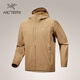 ARC'TERYX始祖鳥(niǎo) GAMMA LIGHTWEIGHT HOODY 防風(fēng) 男子 軟殼夾克 Canvas/砂陶棕 L