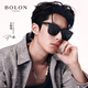 BOLON暴龍眼鏡25年新品王鶴棣同款潮流近視太陽(yáng)鏡墨鏡配度數TCBL3203 【明星同款】C10 亮黑色 1.56非偏光(建議400度內)