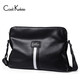 CAELI\x26KELEIE男士小單肩包男潮流韓版斜挎包時(shí)尚輕便男包K252 黑色+15天無(wú)理由退換+365天保修