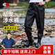 YogelTackle超輕尼龍下水褲釣魚褲男涉水褲水鞋連體齊腰水庫防水抓捕魚雨衣褲