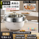 德國(guó)電炒鍋不粘鍋一體插電多功能炒菜鑄鐵鍋大容量無(wú)涂層大功率蒸煮煎炒多用途微壓家用一鍋多用2025 5.2L象牙白+蒸籠【至尊款】智能面板 30cm 不沾鍋1-2-3-4-5-6-8人大小型帶蒸籠