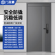 門及第防盜門入戶門鋼制安全門出租門工程門可搭配指紋鎖家用單門子母門 單門（配半自動(dòng)指紋鎖）