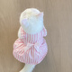 艾格辰新款公主風貓咪衣服裙子春夏天薄款布偶藍貓美短防掉毛寵物連身裙 [公主粉]條紋裙 M(建議5到7斤)