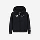 NIKE3BRAND 耐克童裝男童開襟衛(wèi)衣冬季新款保暖加絨兒童長(zhǎng)袖上衣