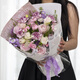 拾光逆旅鮮花同城配送康乃馨花束時(shí)尚混搭鮮花送媽媽長(cháng)輩老師生日禮物花束 一份小確幸丨紫精靈配粉雪山玫瑰紫羅蘭混搭花束