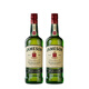 尊美醇（Jameson）尊美醇 Jameson 愛(ài)爾蘭威士忌 進(jìn)口洋酒 保樂(lè )力加 IPA 一瓶一碼 尊美醇500mL 2瓶