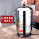 順諾無(wú)孔電蒸鍋多功能大容量三層蒸米飯防干燒自動(dòng)斷電插電蒸籠家用多功能不串味電蒸籠防干燒原味電蒸鍋 28厘米底鍋 + 三層蒸米飯蒸格 無(wú)孔不串味