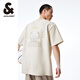 杰克·瓊斯（JACK&JONES）NBA聯(lián)名雄鹿隊夏季新款個(gè)性運動(dòng)短袖T恤字母壓印刺繡男224201230 A00 月光灰 M