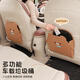 索捷斯汽車(chē)椅背收納袋后排車(chē)載垃圾桶車(chē)用多功能置物袋儲物掛袋車(chē)內裝飾 小熊對裝-贈兩卷垃圾袋