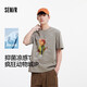 森馬（Semir）涼感T|商場同款瘋狂動物城短袖t恤男印花2025夏抑菌101325100170