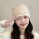 芬也（FENYE）月子帽產(chǎn)后純棉春夏季坐月子透氣產(chǎn)婦頭巾大頭圍可折疊媽媽睡眠帽 黃色貓咪【7A抗菌】折疊睡眠款 無(wú)規(guī)格
