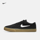 耐克（NIKE）官方SB CHRON 2男女緩震滑板鞋秋季薄底鞋情侶陸沖DM3493 002黑/白色/黑/橡皮淺褐 42