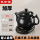 壺福（HF）養生壺中藥鍋煎藥壺全自動(dòng)分體式中藥壺熬藥電砂鍋智能陶瓷熬藥鍋熬中藥電子藥煲煎藥壺中藥煲家用 【店長(cháng)推薦】 4L 壺A+黑底座A
