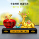 馳翁汽車(chē)擺件男士高檔小車(chē)擺件香水座創(chuàng  )意車(chē)內飾品一鹿平安車(chē)載香薰持 【金屬材質(zhì)】梅花鹿+中國紅