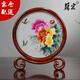 蘇宏蘇繡擺件熊貓雙面繡蜀繡特色刺繡中國風(fēng)文創(chuàng)禮品送老外出國禮物 蝶來富貴【京東配送次日達】 雙面手繡