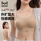 貓人粉底液隱形內(nèi)衣女小胸聚攏顯大外擴(kuò)一體式肉色吊帶美背文胸罩 粉底膚 （厚杯4cm） M （適合34/75）