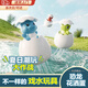 奇純噴水恐龍蛋洗澡寶寶玩具漂浮恐龍戲水噴水恐龍蛋兒童花灑泳池玩具 【戲水恐龍蛋—霸王龍 藍色】