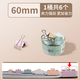 三木（SUNWOOD）60mm莫蘭迪彩色長(zhǎng)尾夾/金屬燕尾夾/票據(jù)夾/長(zhǎng)尾票夾 辦公用品 6只/筒 2010F