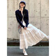 黛芮婷白色法式蓬蓬裙女夏季2025新款氣質(zhì)仙女a(chǎn)字半身裙芭蕾百搭蛋糕裙 白色半身裙 M 建議95-105斤