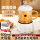 栢啟歆養生壺全玻璃迷你養生燒水壺保溫一體全自動(dòng)恒溫電熱水壺圍爐煮茶小型煮茶器母親節禮物送長(cháng)輩朋友 白色智能款 0.6L