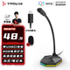 鈦度（Taidu）TSP201星傳F1 電腦麥克風(fēng) 桌面麥克風(fēng) USB口 RGB燈效 黑色