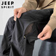 JEEP SPIRIT吉普美式復古休閑褲男夏季機能工裝褲男山系戶外沖鋒褲 黑色  XL 