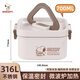 史努比（SNOOPY）保溫飯盒上班族帶飯餐盒316L不銹鋼輔食碗帶蓋便當(dāng)盒單層 700ML