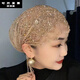 菲洛曼（FEILUOMAN）回族女士蓋頭頭巾新款重手工流蘇包頭帽子款紗巾回族蓋頭女時(shí)尚頭 香檳色 均碼(松緊彈力)關(guān)注店鋪優(yōu)先發(fā)