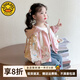 G.DUCKKIDS小黃鴨童裝女寶寶外套春裝洋氣兒童春秋款連帽夾克可愛(ài)女孩衣服 粉色 120 (建議105-115cm 4-5.2周歲)
