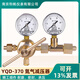 寧羿寧弈氮?dú)鉁p壓閥高壓氮?dú)鉁p壓器氧氣氫氣減壓器空調(diào)壓力表YQD-370 氮?dú)鉁p壓器YQD-370