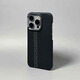 米弗希 Magsafe磁吸碳纖維紋適用蘋果16Promax超薄散熱iPhone15pro手機(jī)殼14凱夫拉紋磨砂半包保護(hù)套 金屬鏡框【豎條波紋-磁吸款】三包碳纖維紋殼 iPhone 15 Pro Max