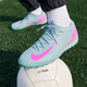 耐克（NIKE）官方刺客系列VAPOR 16 PRO TF男女透氣輕便足球鞋F(xiàn)Q8687 301海洋深藍/爆炸粉 43