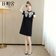 絲柏舍翻領(lǐng)直筒裙2026夏裝新款女裝新中式國風(fēng)盤(pán)扣短袖連衣裙